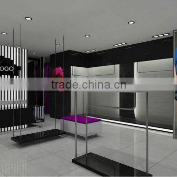 clothing shelf design for garment store display fixtures