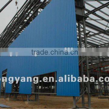 steel frame structure building