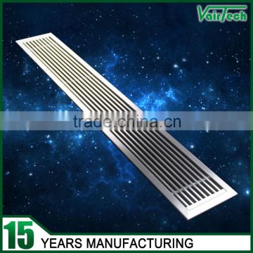 high quality linear bar air grille stainless steel air diffusers for food industrial