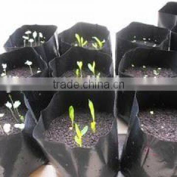 Heavy duty Black plastic plant bag