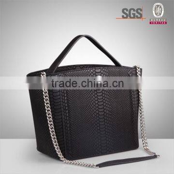 3349 - High end fashion faux snake skin leather woman tote handbag                        
                                                Quality Choice