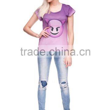 OEM New Arrived 3D Print Latest Custom T Shirt Designs for Girls China Suppliers photo-6