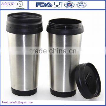 New 16oz Insulated COFFEE TRAVEL MUG Stainless Steel Double Wall Thermos Tumbler