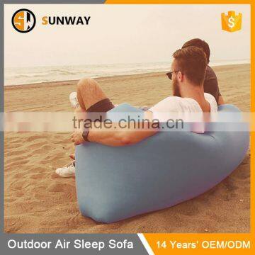 Easy Foldable Air Inflation Outdoor Sleeping Bag Beach Lazy Sofa photo-6