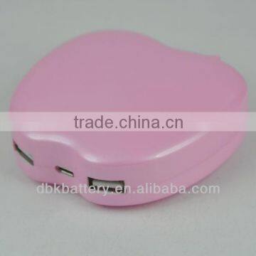 Hot Sale Power Bank With Apple Shape APOO 6400mAh