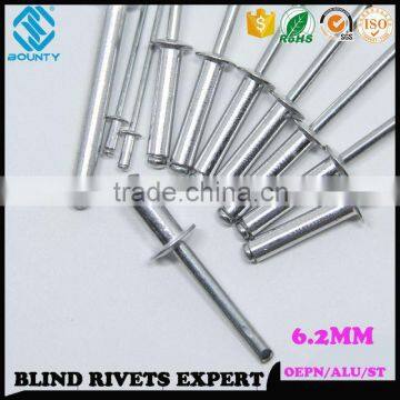 BOUNTY FACTORY 6.2MM ALUMINUM RIVETS