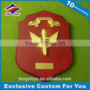 Custom 3D Dragon Metal Trophies and Wooden Shields Plaques Manufacturer