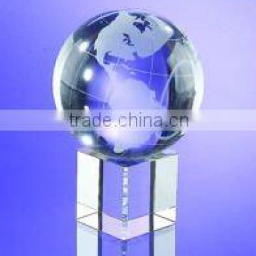 personalized gifts earth crystal ball