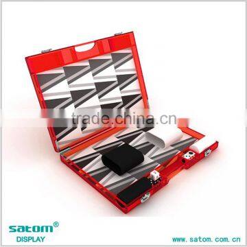 Free Pattern Printed In Chess Backgammon Domino Acrylic Board Game                        
                                                Quality Choice