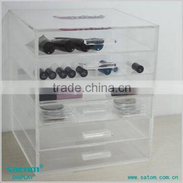 Classical Hot Selling Clear Cute Acrylic Makeup Organizers With Drawers