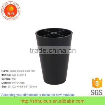 ISO9001 Cetificate Black Plastic Leg Braces