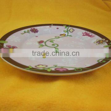 YF13079 floral ceramic plate factory in china