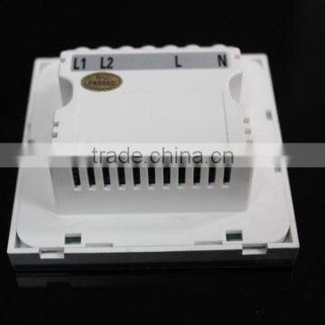 Wireless Control Receiver Glass Panel Smart Wall Switch Touch Screen, Home Automation Smart Wall Switch Z-wave photo-5