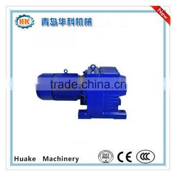 Large torque R series helical gearbox