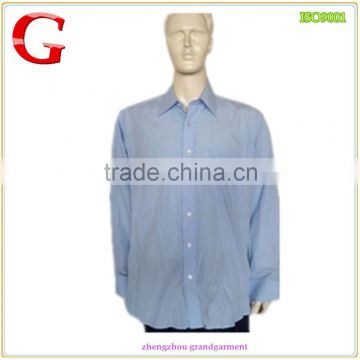 Men's Blue Slim Long Sleeve Shirt