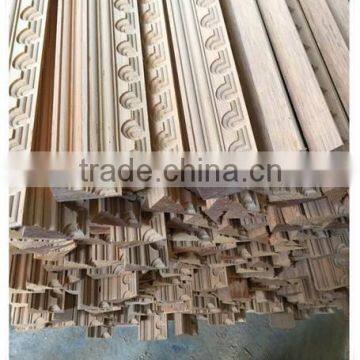 Decorative Casing Wood Wall Trim Primed Base Shoes Moulding Craft Wood Decorative Moulding photo-3