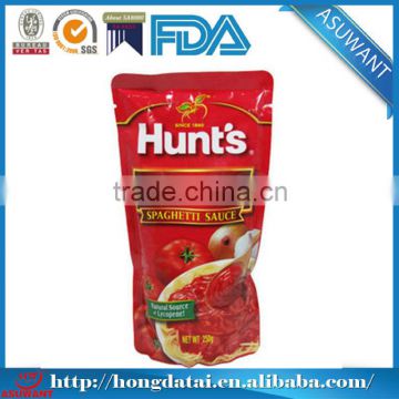 Aluminum foil food grade Tomato sauce package bag