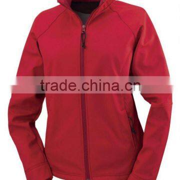 Ladies Red Winter Softshell Jacket