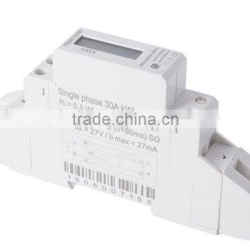 127V 230V 5(32)A Single Phase Two Wire Din Rail Active Energy Meter With LCD Display photo-3