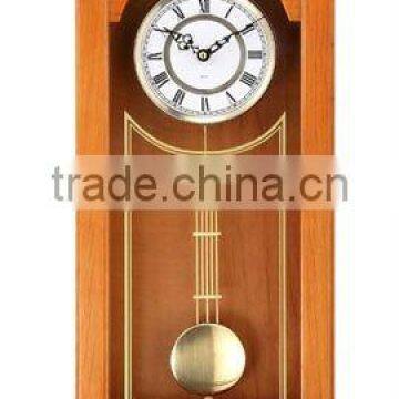 Wooden pendulum clock