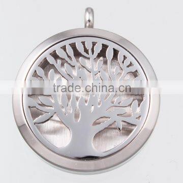 2016 Hot Sale Hollow Family Tree Aromatherapy Essential Oils Diffuser Locket Necklace Pendant                        
                                                Quality Choice