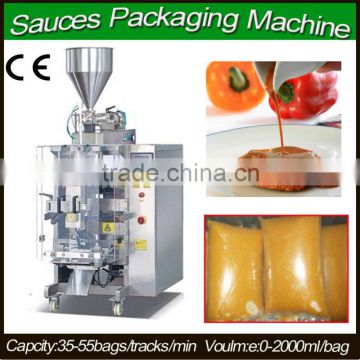 Backside seal liquid packing machine