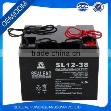 High Quality Wholesale 12v 38AH Battery for Security Alarm System