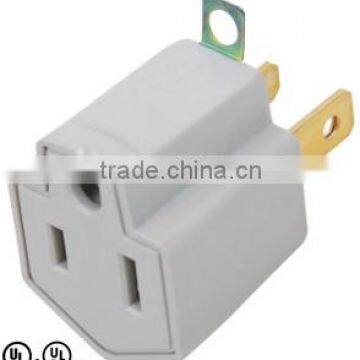 UL CUL approval ac standard grounding adapter