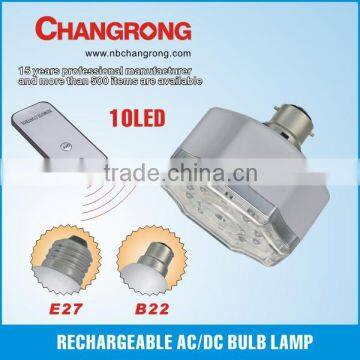 AC/DC plastic emergency rechargeable led bulb lamp china