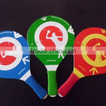 Cutomized fashion Wooden beach rackets, Wooden beach tennis racket