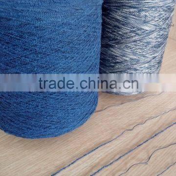 1/6.5Nm 79%cotton 21% nylon loop/boucle yarn