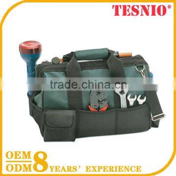 Wholesale Tool Bag, Unisex Kit Tool Bag, Green Electrical Tool Bags for sale, Multi Pocket Electric Tool Bag