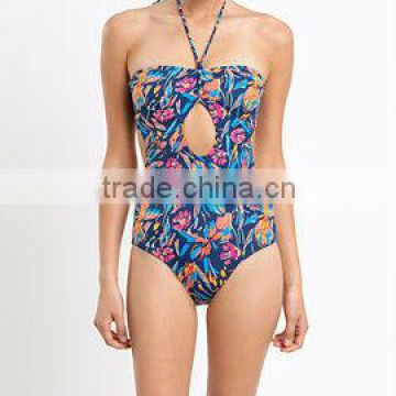 printed one piece women ladies beauti sex swimwear