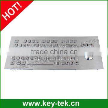 Full Funtionalities IP65 With Trackball Integrated Metal Keyboard photo-4