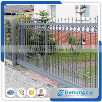 Sliding wrought iron gate , entrance gate