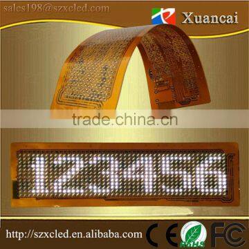 White Color P3-12x48dot Flexible Programmable Led Scrolling Sign With Smartphone Bluetooth Control photo-4