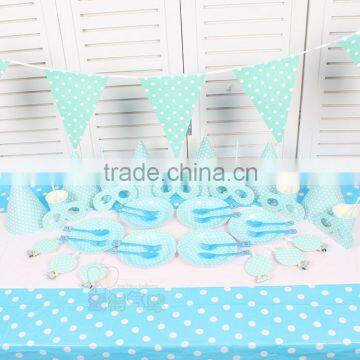 Party Supplies Straws Plates Cups Sets Kids Birthday Party Paper Tableware