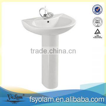 Classical pedestal wash hand basin