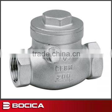 female thread, flanged end check valve