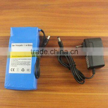 Portable useful 12v 12ah li-ion battery Polymer Li-ion battery pack for led strip light/CCTV Camera