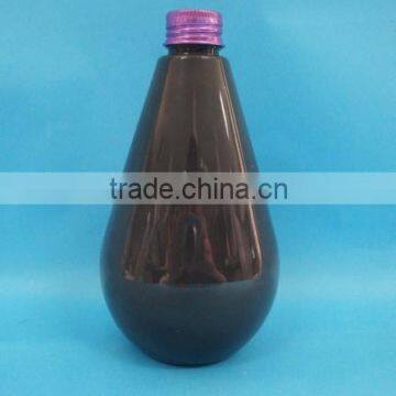 plastic cosmetic bottle in water drop shape, plastic bottle