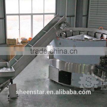 semi-automatic Glass Bottle Unscrambler Production Line