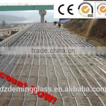 HOT sale 6m fiberglass geogrid for slope protection and road construction