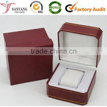 PU Engraved Leather Cover EVA Insert Pillow Rustic Watch Box photo-2