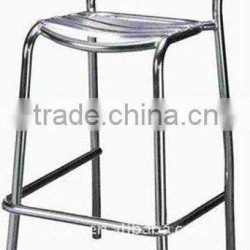 Modern aluminum bar stool chairs