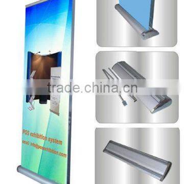 aluminum roll up stand,indoor roll up banner