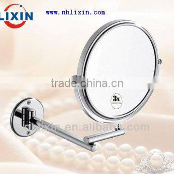 Swing Metal Arm Plug-in Lighted Vanity Mirror 8" Cosmetic Mirror photo-2