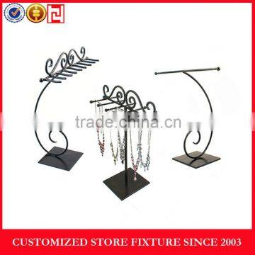 Promotional online 3 kinds of metal jewelry display stands