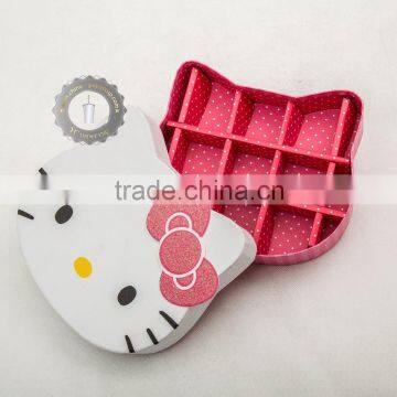 custom Hello kitty shape Chocolate box gift box