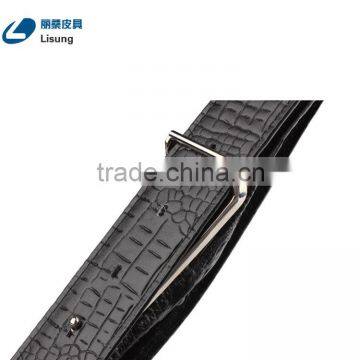 New Arrival Snap Closure Men Antique Genuine Alligator Jeans Belt photo-6